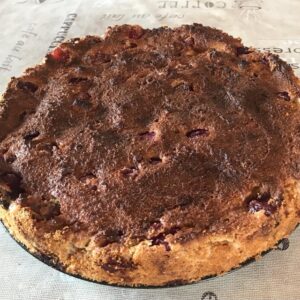 Kirschkuchen aus Grießbrei