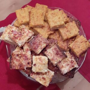 Kürbis-Zwiebelschnitten