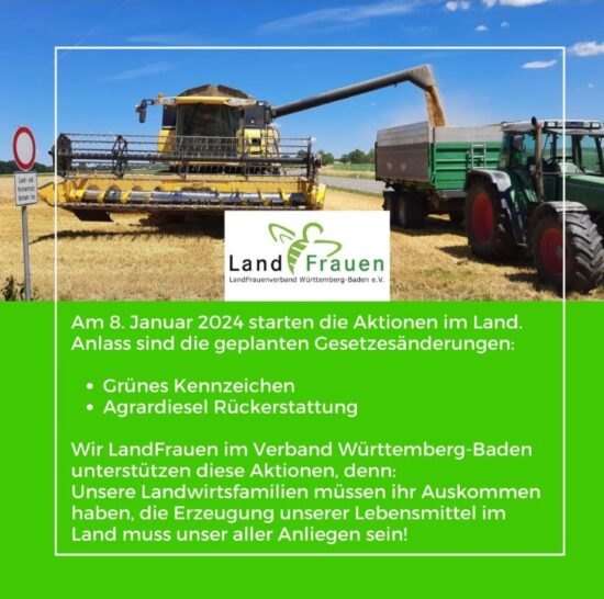 Landwirtsfamilien brauchen ihr Auskommen