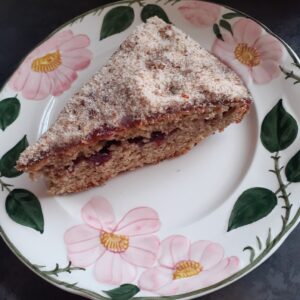Buchweizentorte mit Wildpreiselbeeren