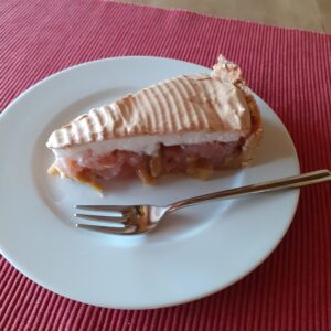 Rhabarberkuchen mit Baiser