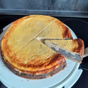 Mohnkuchen mit Schmand