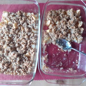 Apfelcrumble