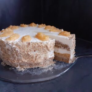 Käsesahnetorte mit Quitten