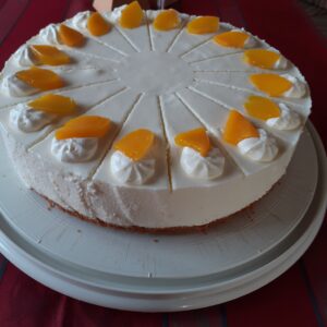 Pfirsichtorte