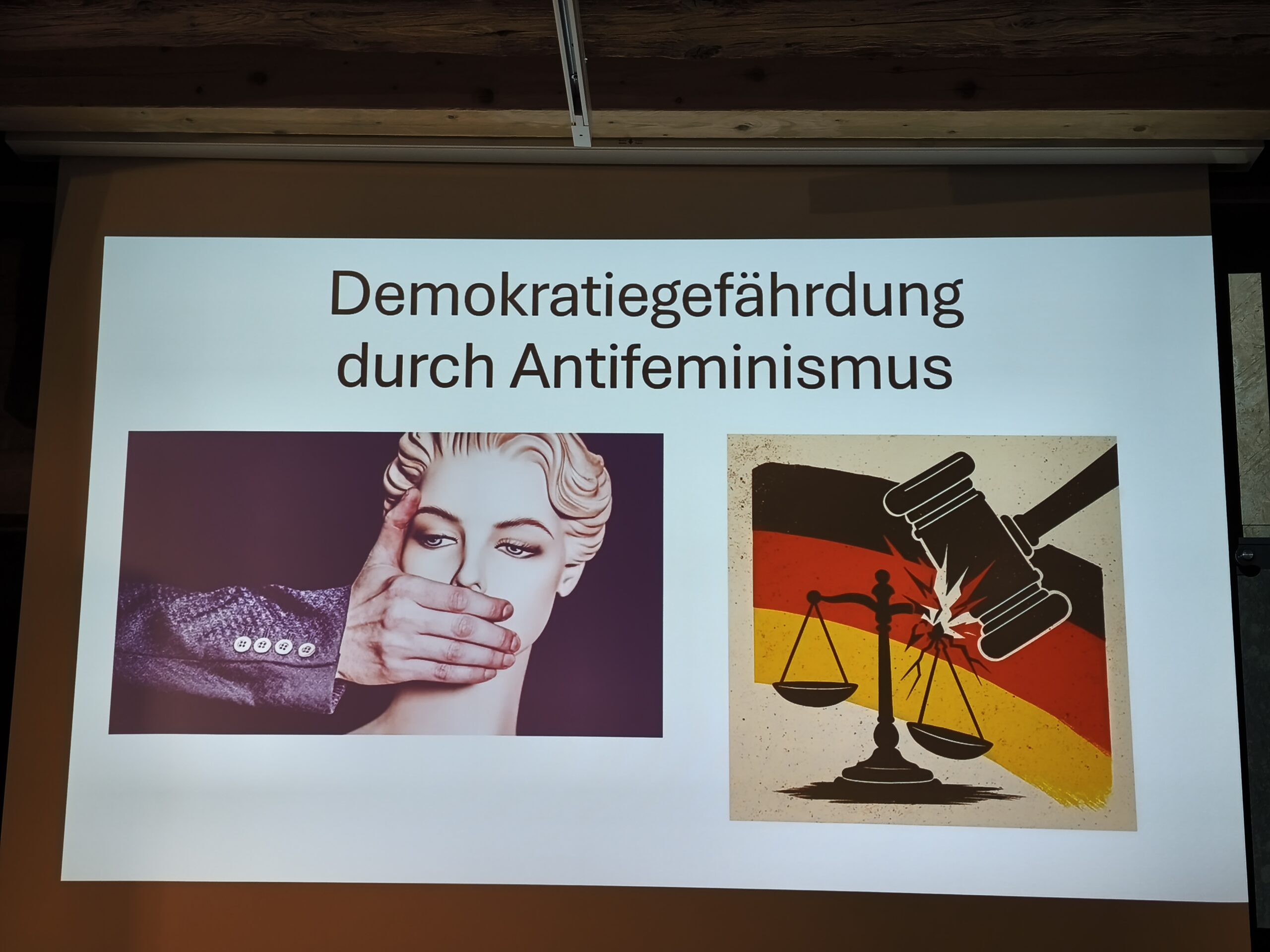 Vortrag Demokratiegefährdung durch Frauenfeindlichkeit